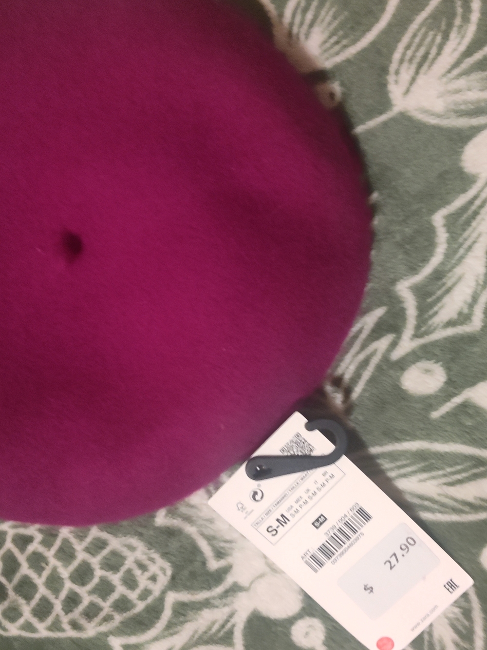 H&M Magenta Wool Beret